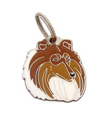 Pet ID tag,Personalised, stainless steel, COLLIE - £16.92 GBP