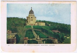 Quebec Postcard Folkard Montreal St Joseph&#39;s Oratory Brother Andre&#39;s Shrine - £1.70 GBP