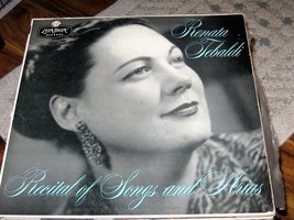Recital Songs and Arias renata tebaldi - $15.63