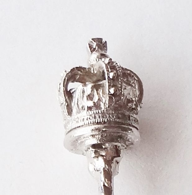 Collector Souvenir Spoon Royal Crown of London 3D Figural Ornate Bowl - $14.99