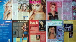 BRITNEY SPEARS ~ Ten (10) Color ARTICLES from 2001-2003 ~ Clippings - £9.26 GBP