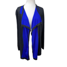 Lafayette 148 NY Long Draping Shawl Collar Wool Cardigan Knit Jacket Str... - $58.50