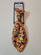 Top Paw Dog Collar Slide F&amp;T Lemon Tie Size Medium/Large - £6.23 GBP