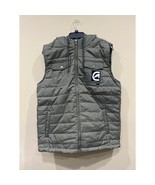 Ecko Unltd. Low Profile Puffer Vest Hoodie Mens Medium Olive Green  - £27.44 GBP