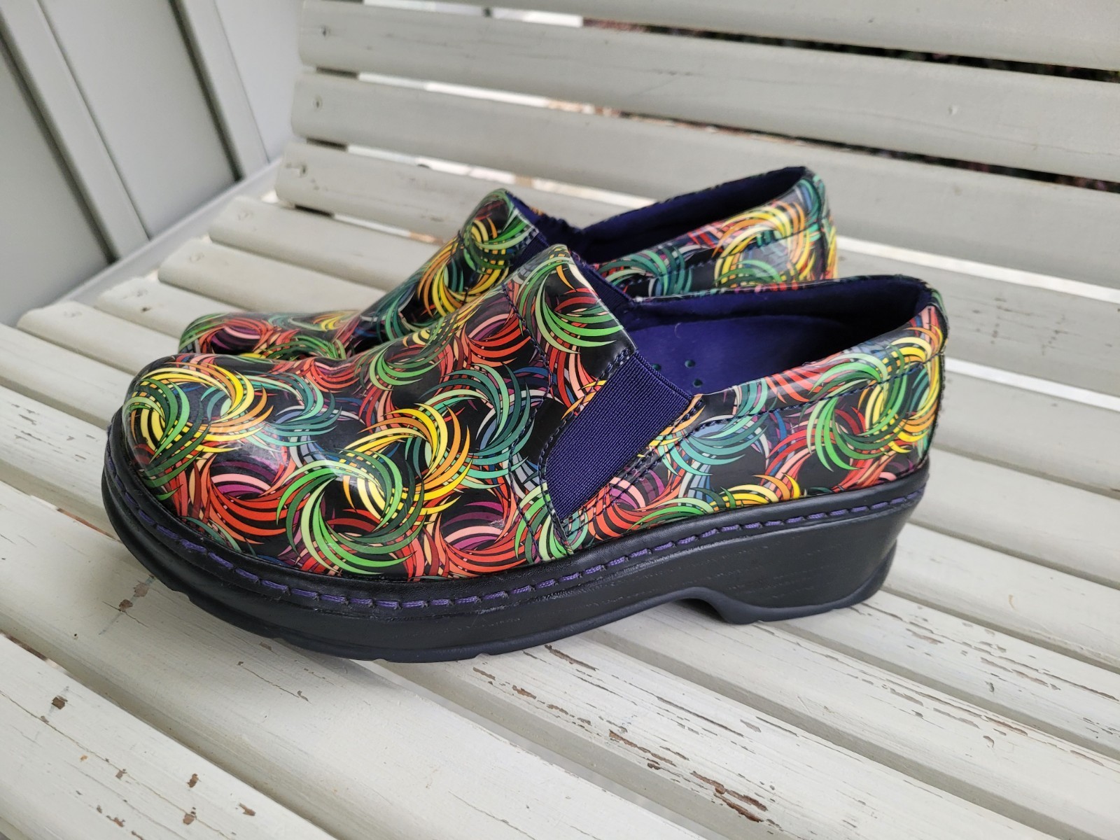 Klogs Maxum Naples Spinwheel Womens Shoes / Nursing Clogs Size 9 Slip Re... - $18.95
