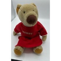 Vintage 1983 Avon Kerby Loves Plush Bear With Red Nightshirt 14&quot; - £55.50 GBP