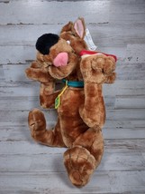 VTG Cartoon Network Play by Play Scooby Doo Plush Holding Hot Dog w/ Tags 1999 - £5.70 GBP