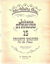 15 Favorite Waltzes for the Piano - $20.00