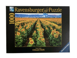 Ravensburger 1000 Piece Puzzle #152889 Susan Taylor Collection Sunflowers 27x20&quot; - £25.26 GBP