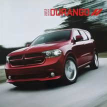 2012 Dodge DURANGO sales brochure catalog 12 SXT Crew R/T Citadel - £6.32 GBP