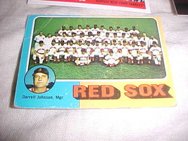 1975 TOPPS TEAM CARD BOSTON REDSOX - $36.79 MXN