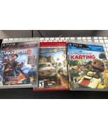 3 Games! PS3 - Uncharted 2: Among Thieves + Motor Storm + Little Big Pla... - $28.04