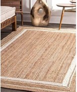 Hand dari jute Leopard Weaving carpet for living room, bedroom, sofa hal... - $425.00
