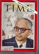 Time Magazine Arturo Frondizi March 30,  1962 - £11.86 GBP