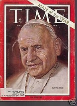 Time Magazine John XXIII January 4,  1963 - £15.80 GBP