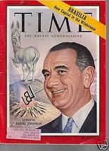 Time Magazine Lyndon Baines Johnson April 25, 1960 - £15.67 GBP