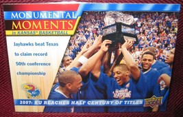 2013 UPPER DECK UNIVERSITY OF KANSAS #94 50 CONFERENCE TITLES MONUMENTAL MOMENTS - £3.54 GBP