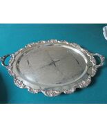 Taunton Mass Usa Silverplate Footed Tray 20 X 14&quot; [*MET2] - $93.82 CAD