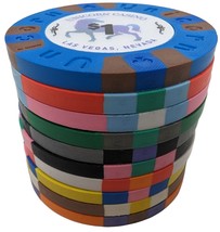 DA VINCI Unicorn Casino All Clay Poker Chip Collection of 10 chips - £19.90 GBP