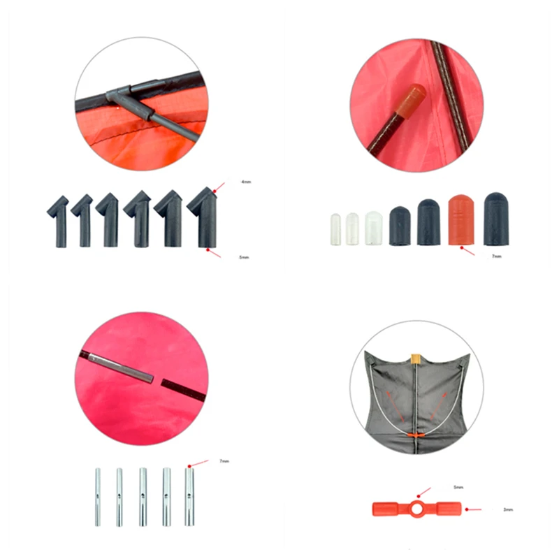 free shipping 10pcs/lot diy kite accessories flying kite ripstop nylon fabric - £12.53 GBP+
