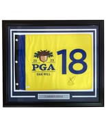 Cameron Smith Signed Framed 2023 PGA Oak Hill Yellow Golf Flag JSA - £228.98 GBP