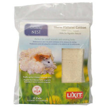 Lixit Cozy Nest 100% Natural Cotton Bedding - 12 Pads - £3.90 GBP+