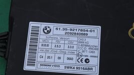 2010 Bmw E60 E82 E80 E92 135i 335i 535i N54 ECU DME CAS-3 Ignition Fob 7604567 image 2