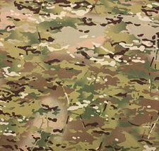 MULTICAM NY/CO RIPSTOP 3.5 oz Military Spec CAMO Apparel BY 1/2(0.5) YAR... - $4.94