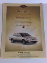 1998 Toyota Vintage Print Ad Advertisement pa11 - £5.44 GBP