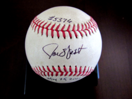 Joe West # 5376 Most Umpired Games Signed Auto 5/25/21 Game Used Baseball Jsa - £391.12 GBP