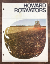 Howard Rotavators 1970 Dealer Sales Brochure Type M S ST P E Series Impl... - $14.84