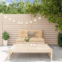  Garden Lounge Set Beige Solid pine wood Medium Modular - $12,372.87 MXN