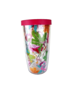 Tervis Tumbler Pink Flamingo Pattern Travel Lid 24 Oz - $20.79