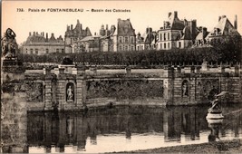 c1920 Paris France Fontainebleau Palace #732 Waterfall Basin Heliotype Postcard - £7.95 GBP