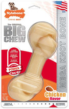 Nylabone Power Chew Dura Chew Knot Bone Large Dog Toy - Chicken Flavored Dental - £27.20 GBP