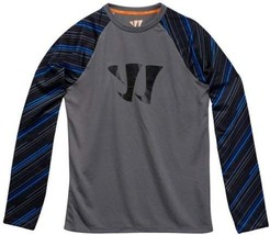 Blue Laser Warrior Training Top Printed Long Sleeve Shirt, X-Large. - $23.96