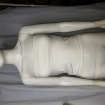 Moda International White Tube Top with Shelf Bra Womens Small Strapless ... - $14.85