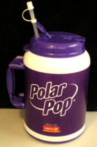 Circle K Polar Pop 100 Oz Jumbo Whirley Beverage Works Purple Travel Jug w/Straw - £35.40 GBP