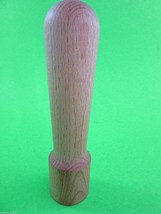 Wooden wood stomper pusher for MEDIUM meat sausage grinder Manual or Ele... - $13.48