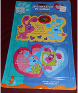 BLUES CLUES  VINTAGE 2001 VALENTINES - PACKAGE OF 20 VALENTINES  - RARE - £3.14 GBP