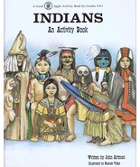 Indians An Activity Book Grades 4-8 Native American Unit Study John Artman - £2.24 GBP