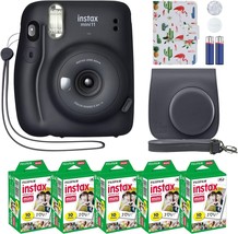 Fujifilm Instax Mini 11 Instant Camera Charcoal Gray + Minimate Accessory Bundle - £147.22 GBP