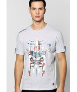 Smith &amp; Jones Urban Aparel FRONT PRINT GRAY T-SHIRT &quot;Large&quot; - £7.77 GBP