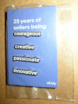 EBAY 25TH ANNIVERSARY SELLER SWAG SELLERBRATION 2020 CARDED STEEL PIN SE... - $244.42 MXN