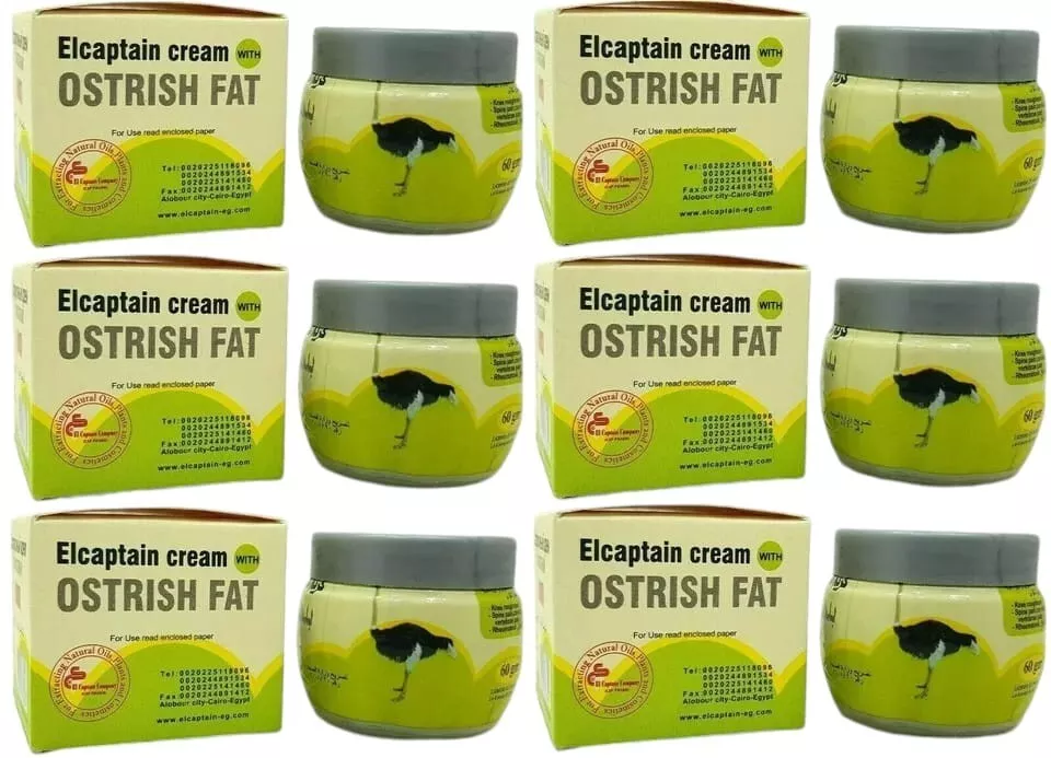 6 packs Ostrich Fat Ointment Rheumatoid Knee Roughness Muscles Pain 6 X ... - $74.99