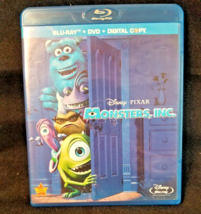 Disney Pixar Monsters Inc Blu Ray Movie 4 Disc Combo Pack used - $9.20