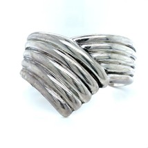 Vintage Sterling Signed by Jondell Spain Modern Abstract Designer Bracelet sz 7 - £178.05 GBP