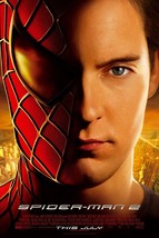 2004 Spiderman 2 Movie Poster 11X17 Peter Parker Tobey McGuire Marvel Comics - £9.76 GBP