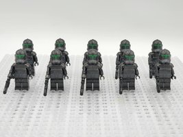 Elite Squad Troopers Star Wars The Bad Batch 10pcs Minifigures Bricks Toys - £16.23 GBP
