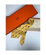 Men’s Hermes  Saxophone Tie REF: 7551 SA | No Box - $102.81 CAD